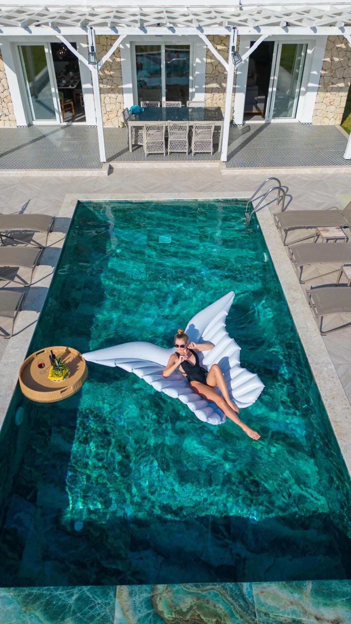 Beachfront Sari Villa With Private Swimming Pool Kalkan Esterno foto