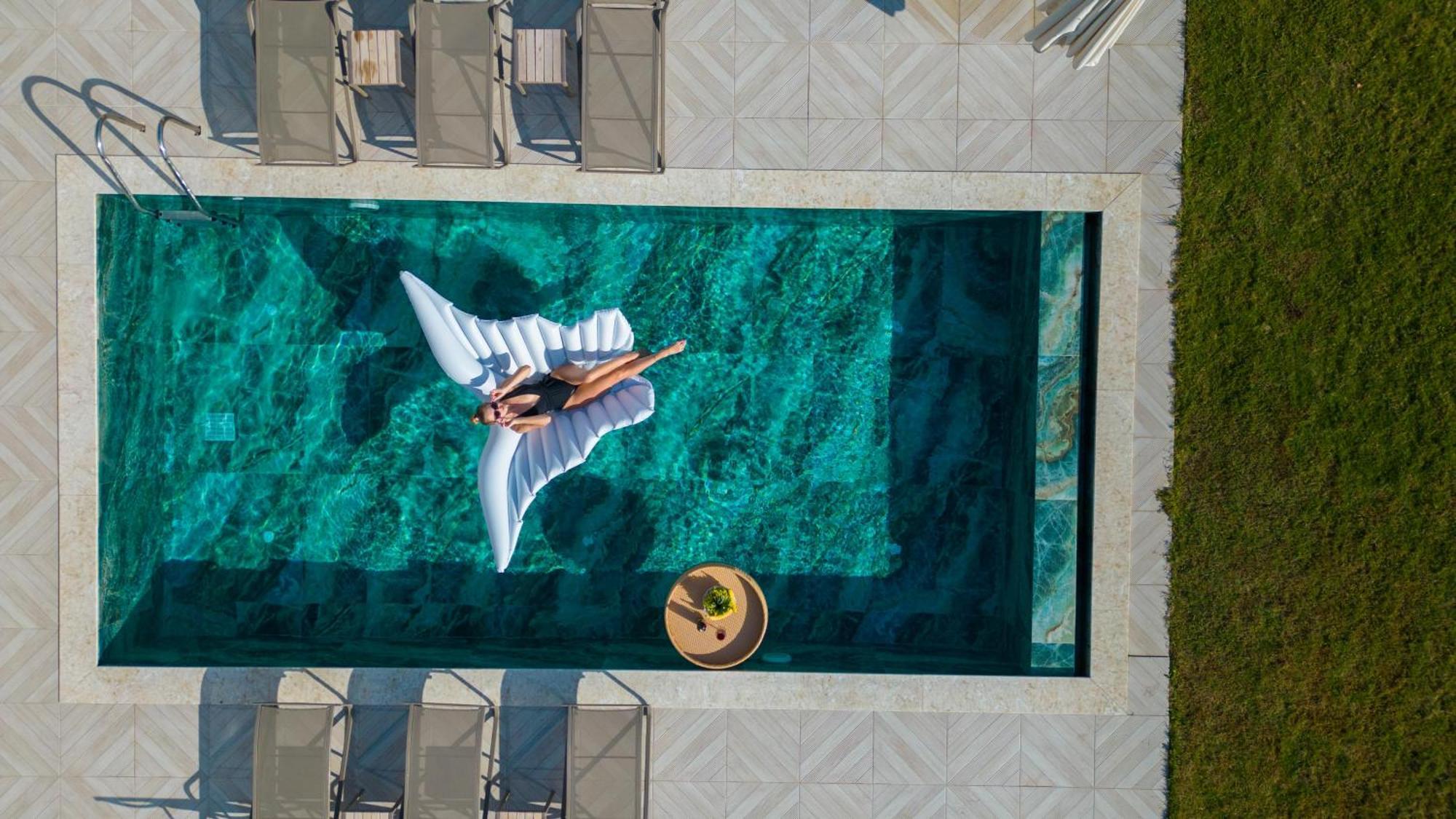 Beachfront Sari Villa With Private Swimming Pool Kalkan Esterno foto